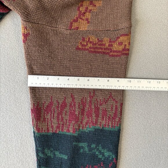 Vintage Paulo Conti Sweater Mens XL Wildlife Mallard Ducks Hunting Outdoor Cabin - Picture 12 of 16